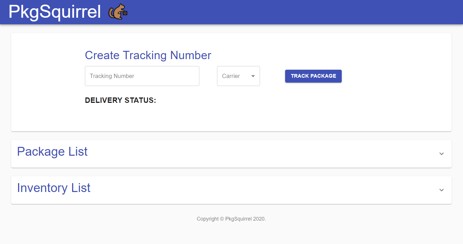 PkgSquirrel Homepage Picture